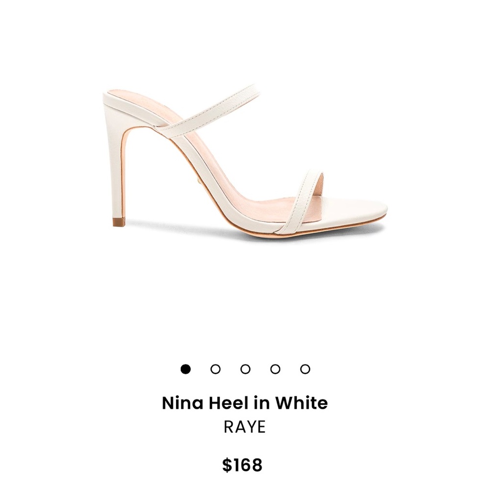 RAYE Nina Heel White Size 9